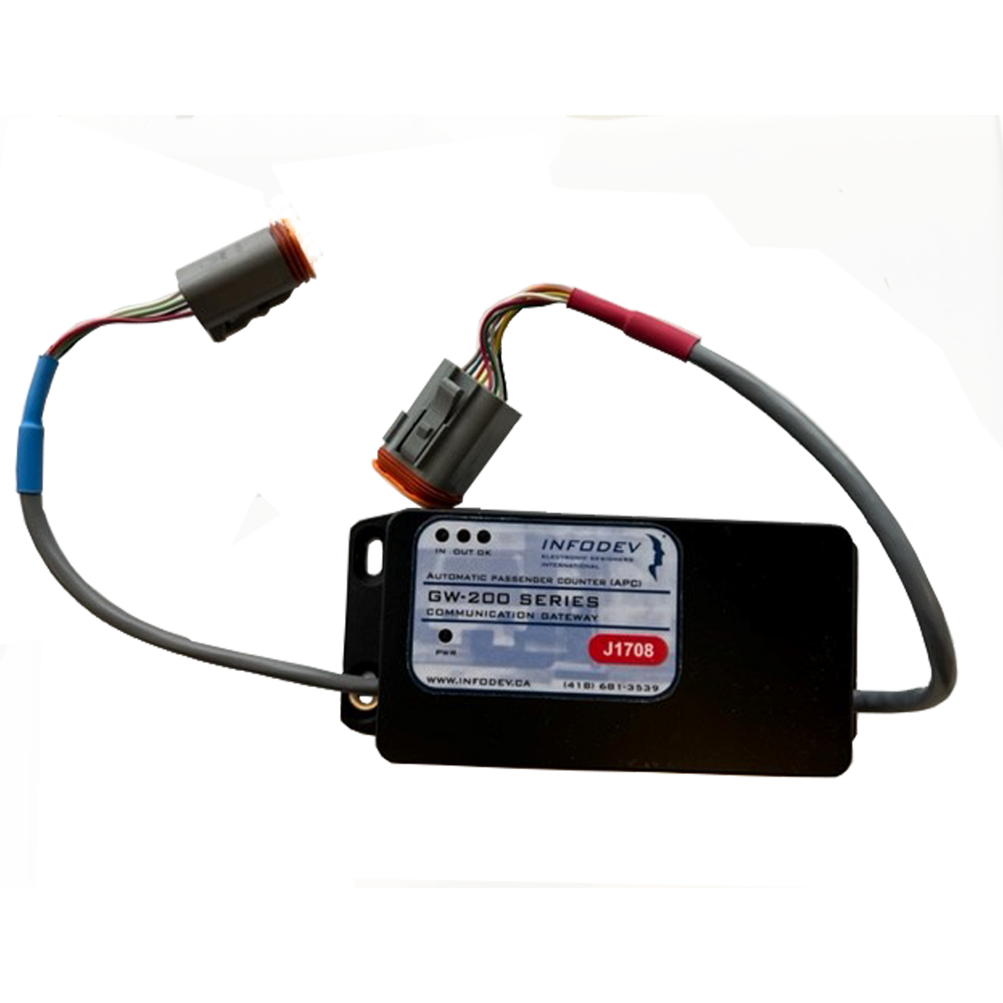GW-200 APC Module W/J1708, Frt N, Mid W, Rear W (Door1 = 1st and Door2 = 2nd & 3rd