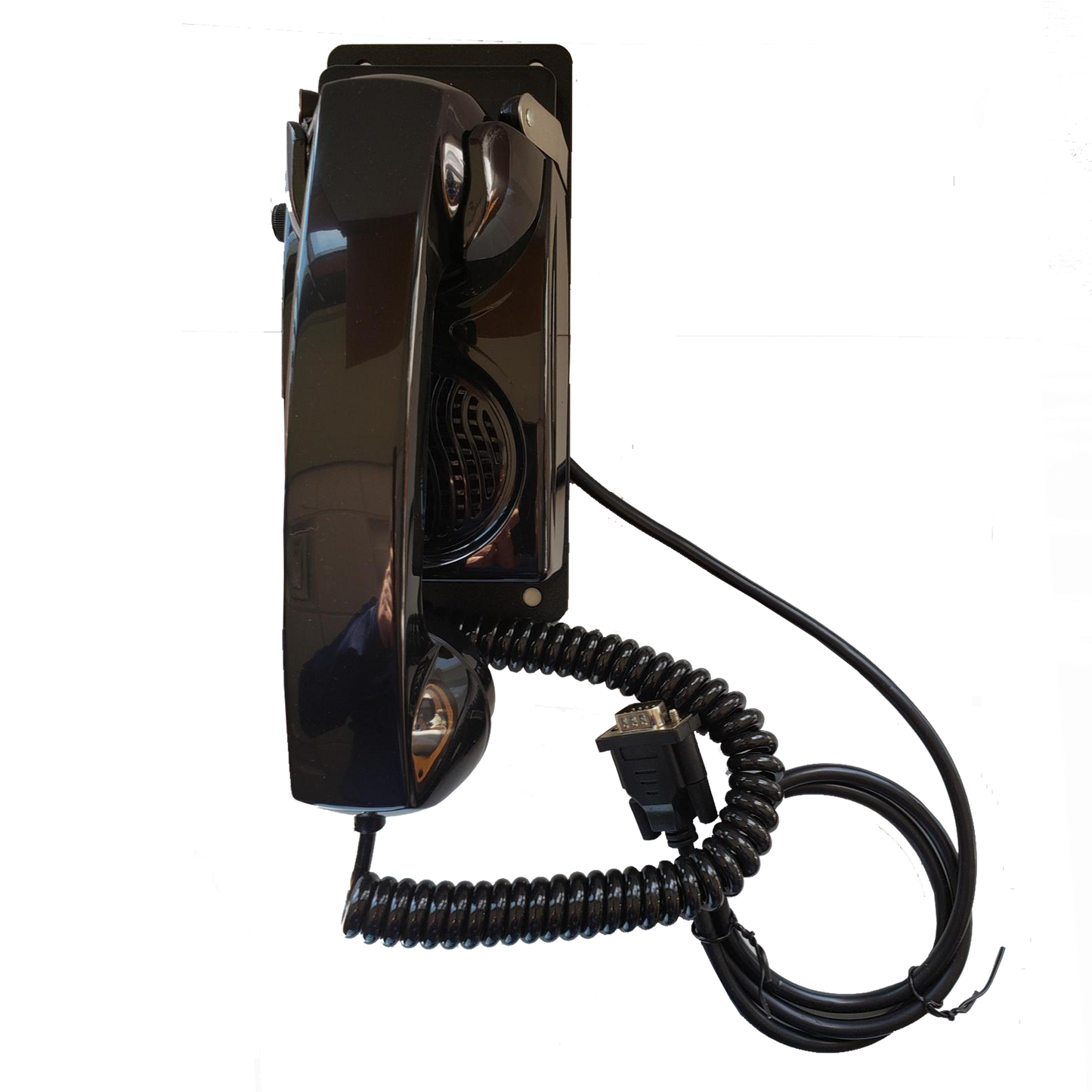 VoIP Hndst/Unibody Assy w/adj vol cntrl, Back CBLE Exit.