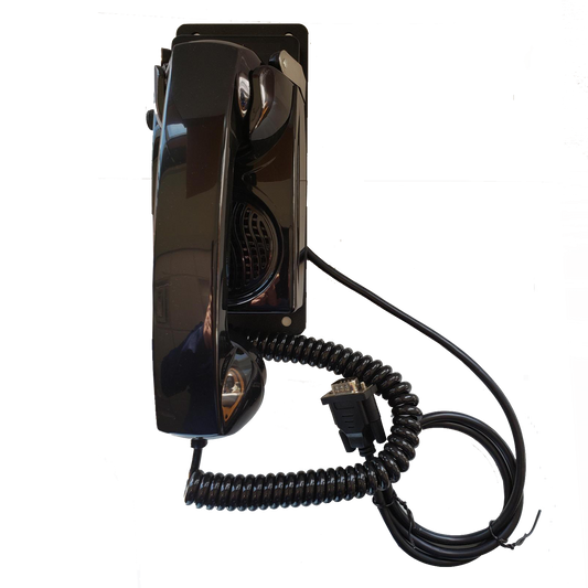 VoIP Hndst/Unibody Assy w/adj vol cntrl, Back CBLE Exit.